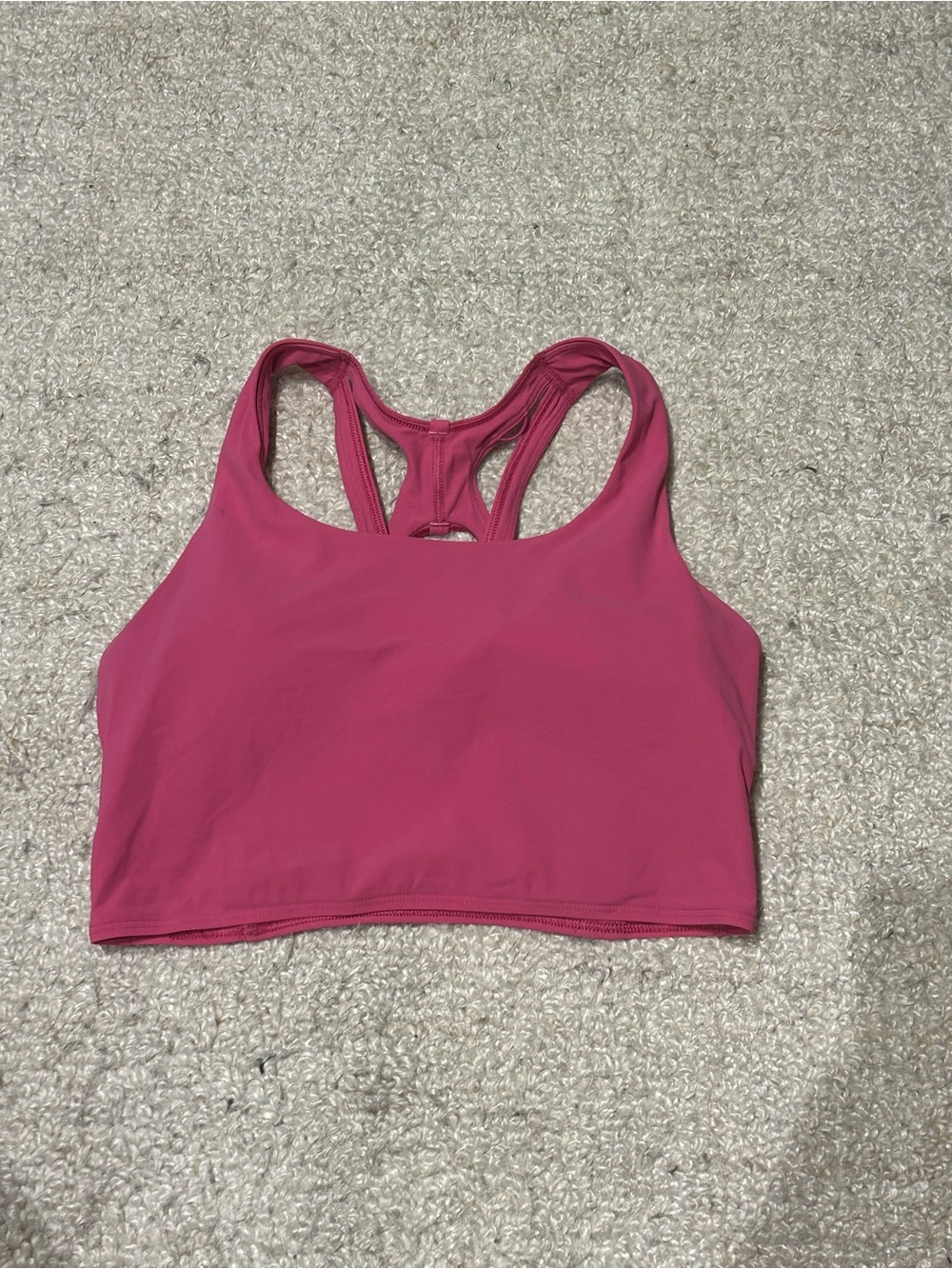 Lululemon Stash It Bra Medium Support B/C Cup Sonic Pink Size 8